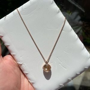 Rose Gold Swarovski pendant necklace